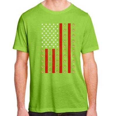 Patriotic Pickleball Player Us Flag Pickleball 4th Of July Gift Adult ChromaSoft Performance T-Shirt