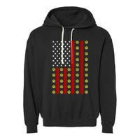 Patriotic Pickleball Player Us Flag Pickleball 4th Of July Gift Garment-Dyed Fleece Hoodie