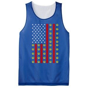 Patriotic Pickleball Player Us Flag Pickleball 4th Of July Gift Mesh Reversible Basketball Jersey Tank