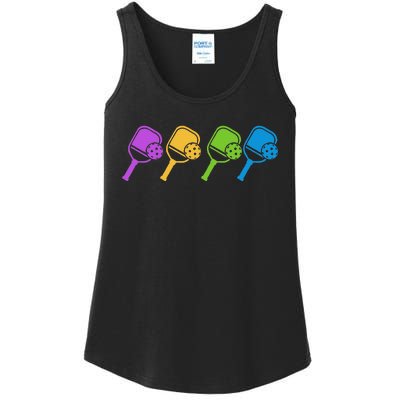 Pickleball Player Paddleball Sport And Pickleball Ladies Essential Tank