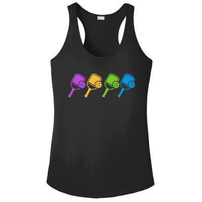 Pickleball Player Paddleball Sport And Pickleball Ladies PosiCharge Competitor Racerback Tank