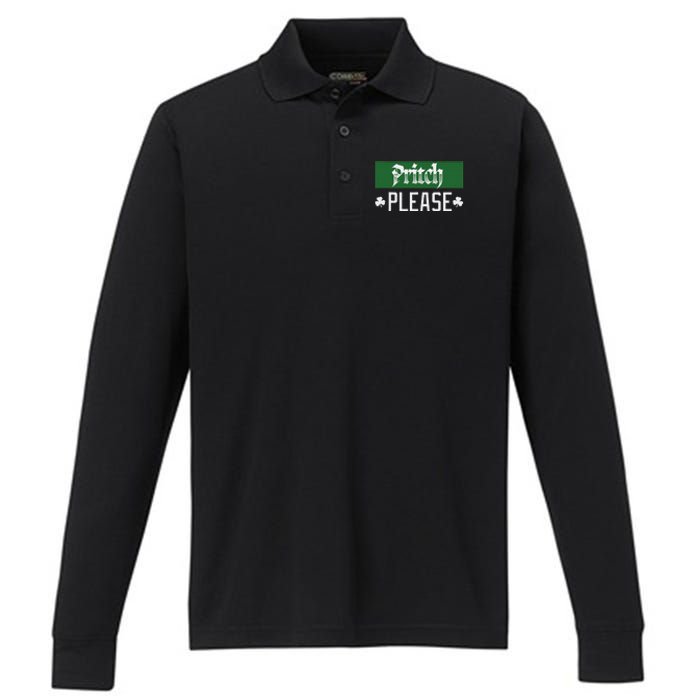 Pritch Please Performance Long Sleeve Polo