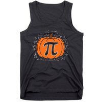 Pumpkin Pi Pie Math Teacher Funny Halloween Thanksgiving Tank Top