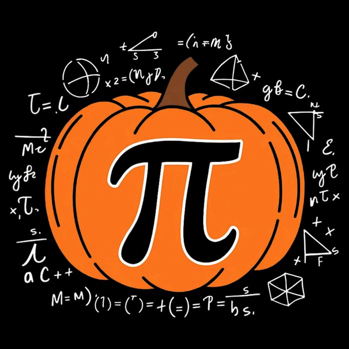 Pumpkin Pi Pie Math Teacher Funny Halloween Thanksgiving Cropped Pullover Crew