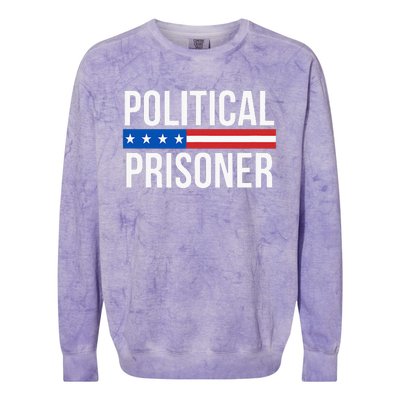 Political Prisoner Colorblast Crewneck Sweatshirt