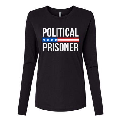 Political Prisoner Womens Cotton Relaxed Long Sleeve T-Shirt