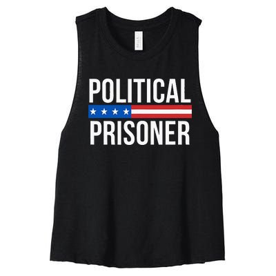 Political Prisoner Women's Racerback Cropped Tank