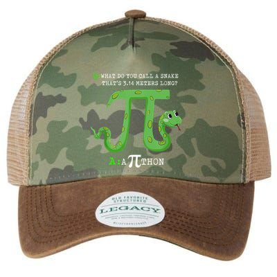 Python Pithon Pi Symbol Funny Math Teacher Pi Day Gift Legacy Tie Dye Trucker Hat