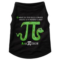 Python Pithon Pi Symbol Funny Math Teacher Pi Day Gift Doggie Tank