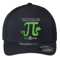 Python Pithon Pi Symbol Funny Math Teacher Pi Day Gift Flexfit Unipanel Trucker Cap