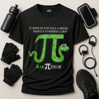Python Pithon Pi Symbol Funny Math Teacher Pi Day Gift Performance Shirt