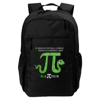 Python Pithon Pi Symbol Funny Math Teacher Pi Day Gift Backpack