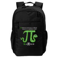Python Pithon Pi Symbol Funny Math Teacher Pi Day Gift Backpack