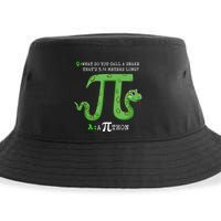 Python Pithon Pi Symbol Funny Math Teacher Pi Day Gift Sustainable Bucket Hat