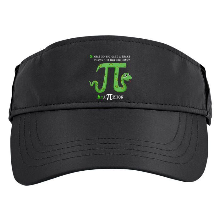 Python Pithon Pi Symbol Funny Math Teacher Pi Day Gift Adult Drive Performance Visor