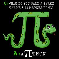 Python Pithon Pi Symbol Funny Math Teacher Pi Day Gift Mug