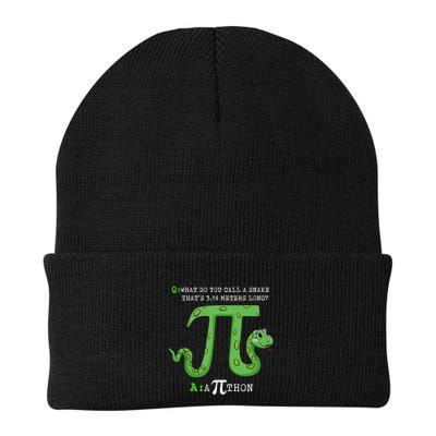 Python Pithon Pi Symbol Funny Math Teacher Pi Day Gift Beanie