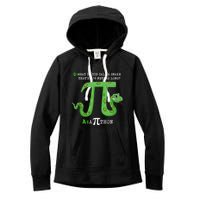 Python Pithon Pi Symbol Funny Math Teacher Pi Day Gift Women's Fleece Hoodie