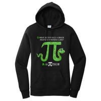 Python Pithon Pi Symbol Funny Math Teacher Pi Day Gift Women's Pullover Hoodie