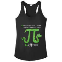 Python Pithon Pi Symbol Funny Math Teacher Pi Day Gift Ladies PosiCharge Competitor Racerback Tank