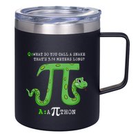 Python Pithon Pi Symbol Funny Math Teacher Pi Day Gift 12oz Stainless Steel Coffee Mug