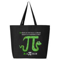 Python Pithon Pi Symbol Funny Math Teacher Pi Day Gift 25L Jumbo Tote