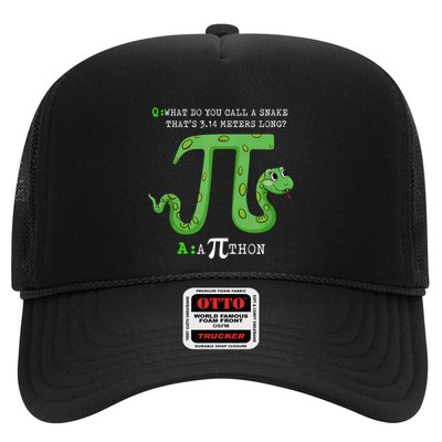Python Pithon Pi Symbol Funny Math Teacher Pi Day Gift Trucker Hat