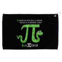 Python Pithon Pi Symbol Funny Math Teacher Pi Day Gift Grommeted Golf Towel