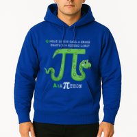 Python Pithon Pi Symbol Funny Math Teacher Pi Day Gift Hoodie