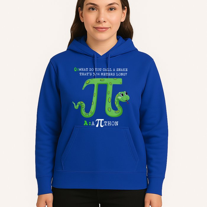 Python Pithon Pi Symbol Funny Math Teacher Pi Day Gift Hoodie