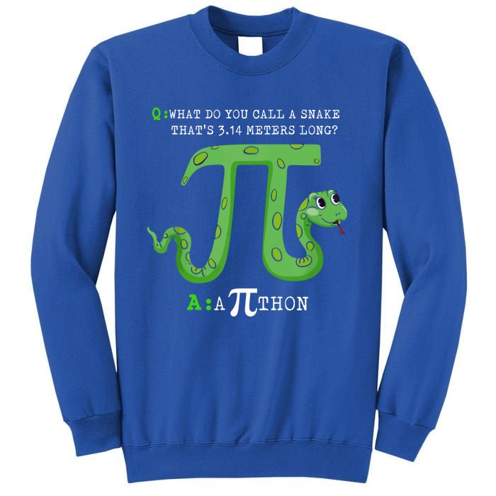 Python Pithon Pi Symbol Funny Math Teacher Pi Day Gift Sweatshirt