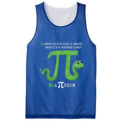 Python Pithon Pi Symbol Funny Math Teacher Pi Day Gift Mesh Reversible Basketball Jersey Tank