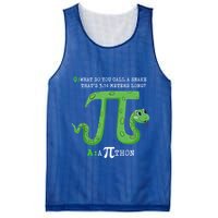 Python Pithon Pi Symbol Funny Math Teacher Pi Day Gift Mesh Reversible Basketball Jersey Tank