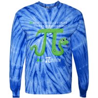 Python Pithon Pi Symbol Funny Math Teacher Pi Day Gift Tie-Dye Long Sleeve Shirt