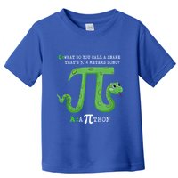 Python Pithon Pi Symbol Funny Math Teacher Pi Day Gift Toddler T-Shirt