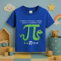 Python Pithon Pi Symbol Funny Math Teacher Pi Day Gift Toddler T-Shirt