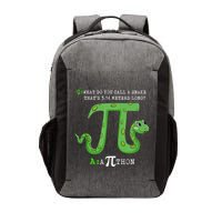 Python Pithon Pi Symbol Funny Math Teacher Pi Day Gift Vector Backpack