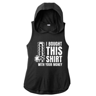 Poker Player Poker Cards Game Money Ladies PosiCharge Tri-Blend Wicking Draft Hoodie Tank