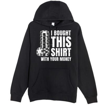 Poker Player Poker Cards Game Money Premium Pullover Hoodie