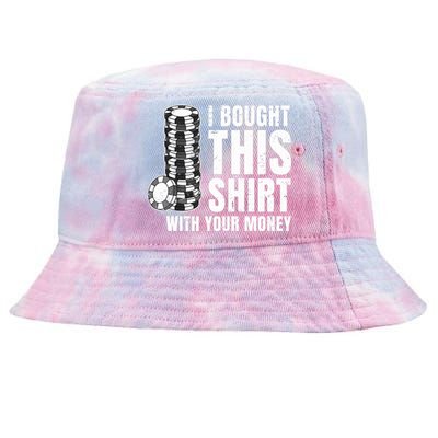 Poker Player Poker Cards Game Money Tie-Dyed Bucket Hat