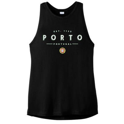 Porto Portugal Porto Ladies PosiCharge Tri-Blend Wicking Tank