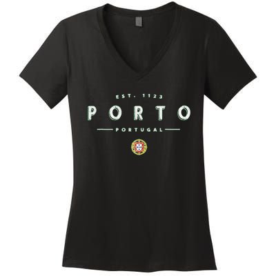 Porto Portugal Porto Women's V-Neck T-Shirt