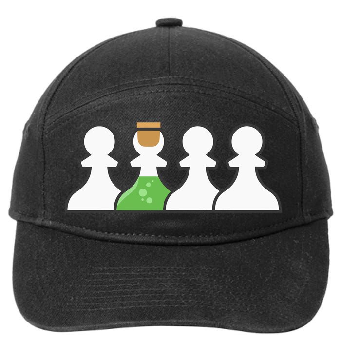 P.O.I.S.O.N Pawn 7-Panel Snapback Hat