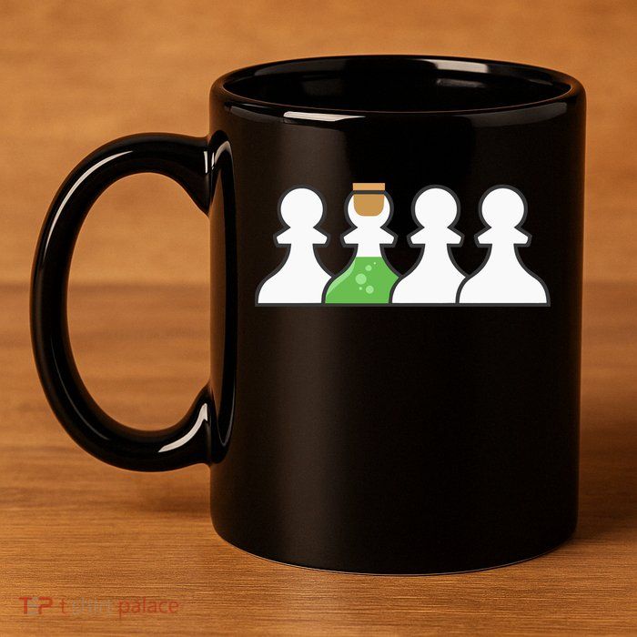 P.O.I.S.O.N Pawn 11oz C Handle Ceramic Mug