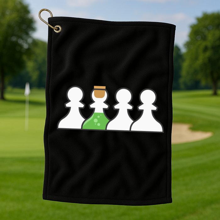 P.O.I.S.O.N Pawn Golf Towel