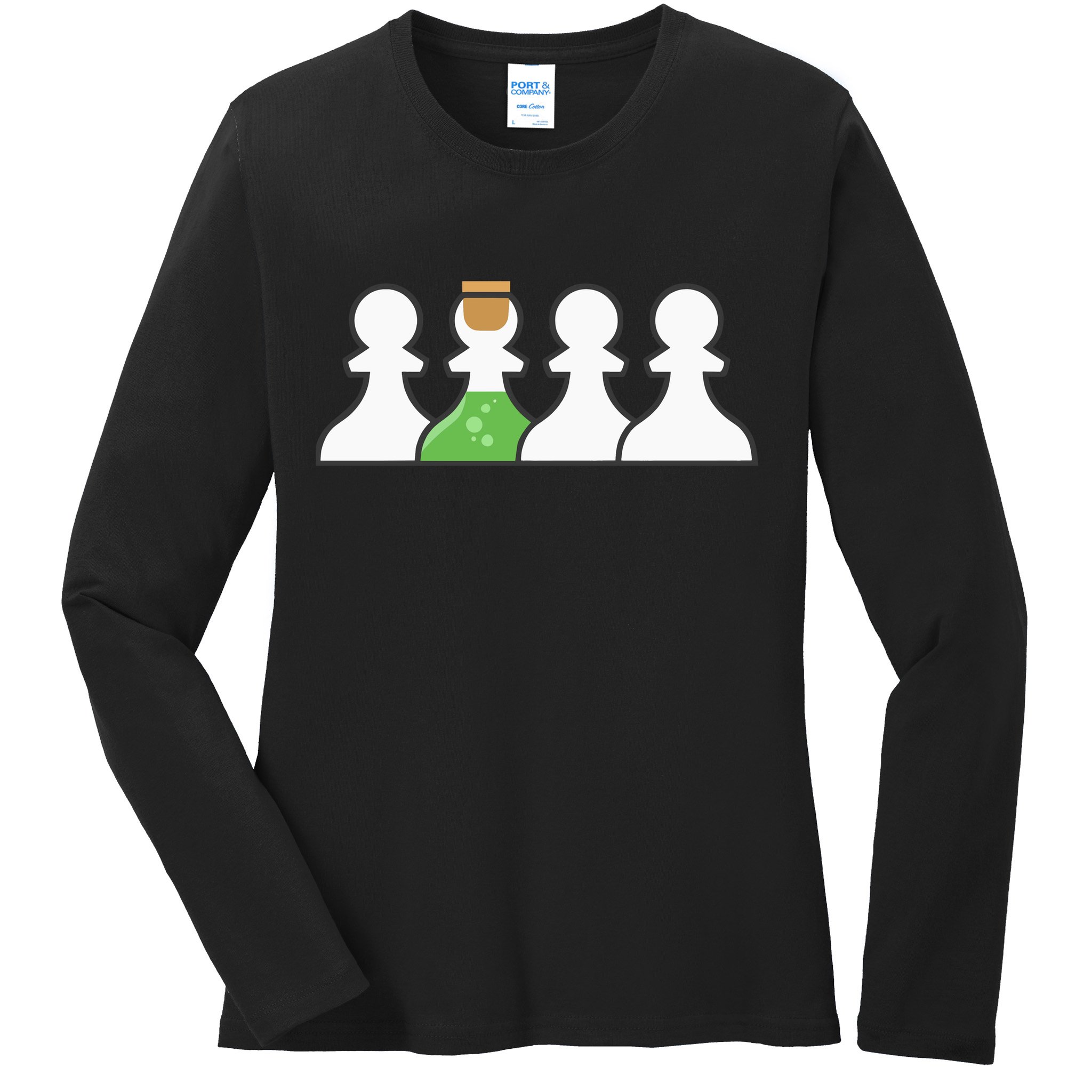 P.O.I.S.O.N Pawn Ladies Long Sleeve Shirt