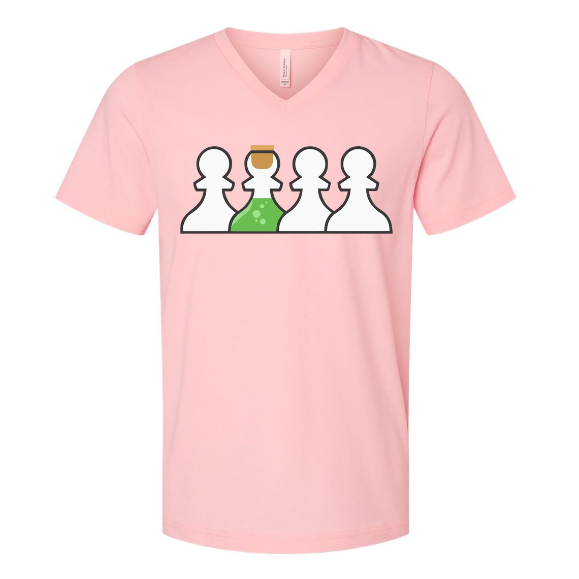 P.O.I.S.O.N Pawn V-Neck T-Shirt