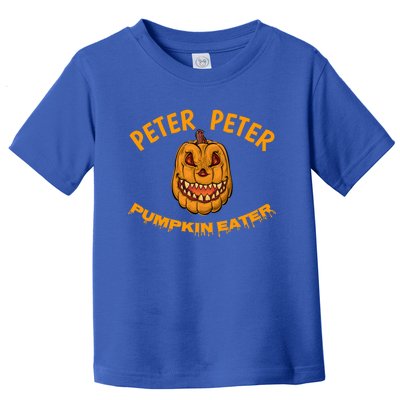 Peter Peter Pumpkin Eater Creepy Halloween Costume Great Gift Toddler T-Shirt