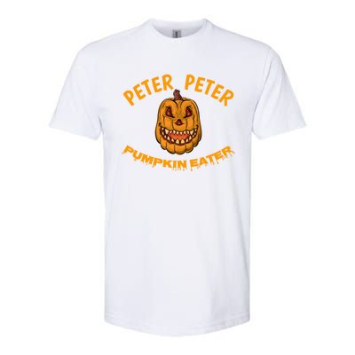 Peter Peter Pumpkin Eater Creepy Halloween Costume Great Gift Softstyle CVC T-Shirt