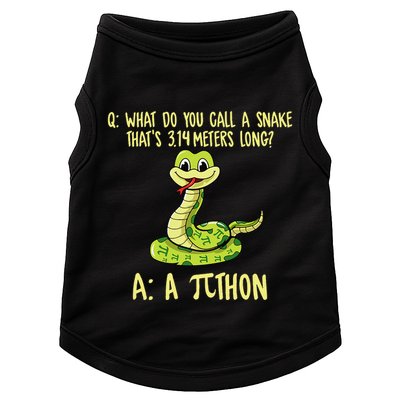 Python Pithon Pi Symbol Funny Pi Day Math Teacher Student .Png Doggie Tank